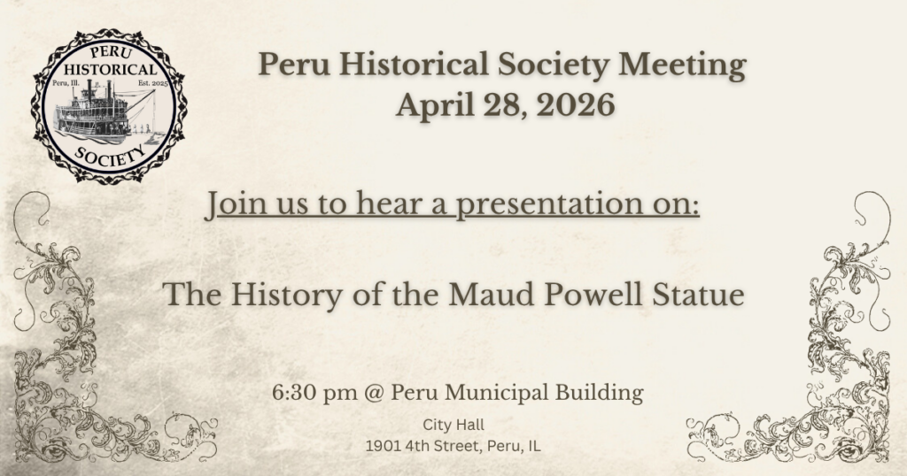 Meeting announcement for April 2026. The information on the image is also in the text above.