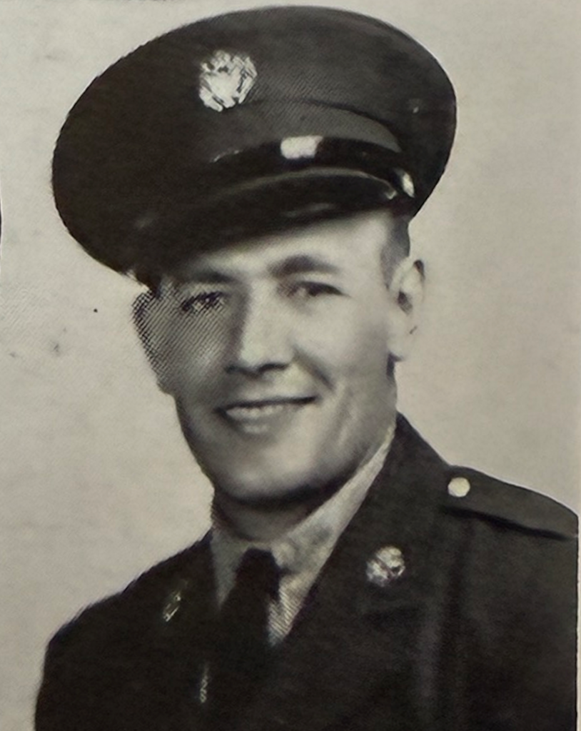 Photo of Delmar Delaney in uniform
